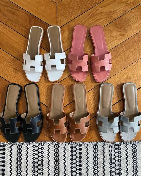 women hermes slides|hermes oran size chart.